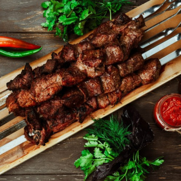 Шашлык из свинины 1 кг