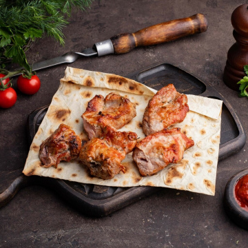 Шашлык из шейки свинины