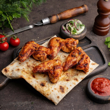 Шашлык из куриных крылышек