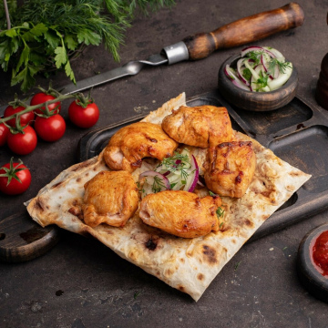 Шашлык из куриного филе